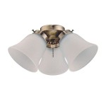 Antique Brass Ceiling Fan Light Kit