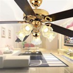 Decorative Ceiling Fan With Light
